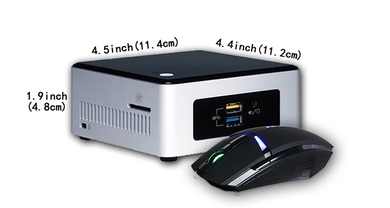 Intel NUC 设备尺寸